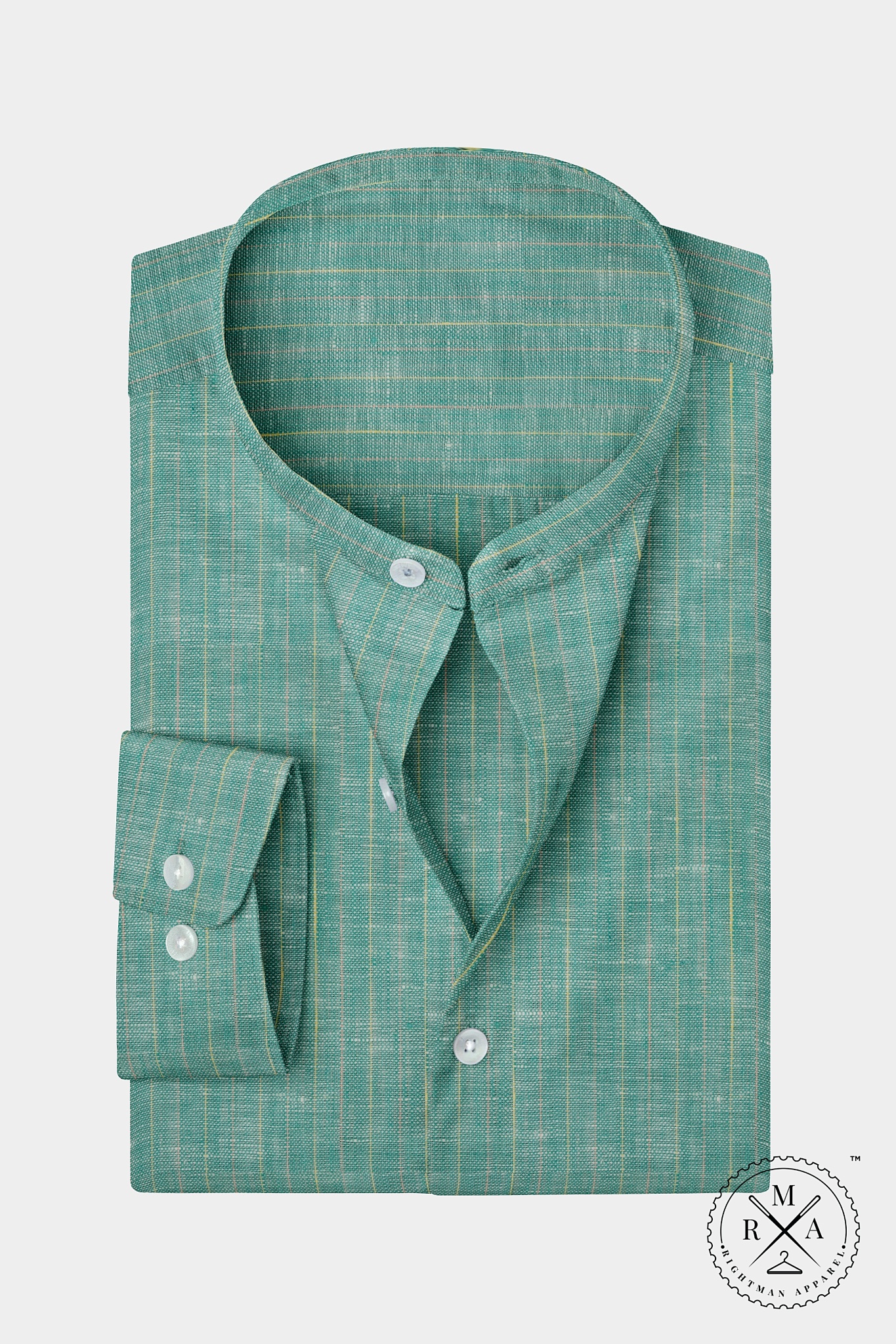 Green Lining Pattern Shirt SH370